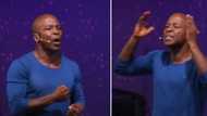 Kabelo Mabalane gives moving sermon at Rhema Bible Church, video of Kwaito star trends