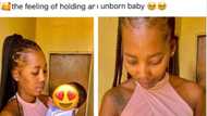 Haibo: Mzansi in stitches over woman who said "unborn" instead of "newborn" baby