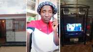 Proud man shows off his neat 3-room shack, sweet TikTok has Mzansi people’s hearts bursting with joy