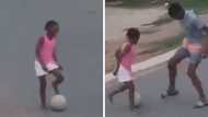 Little girl's soccer skills impresses Mzansi, peeps dub her a future star