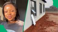 23-year-old completes building house from scratch in TikTok video, SA celebrates with young lady