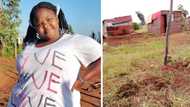 Johannesburg lady builds a house on land she owns, trends for achievement