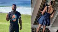 "Oh Nkosi yam": Siya Kolisi shares beautiful pic of wife Rachel