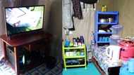 Humble bachelor proudly shows off his simple and organised room