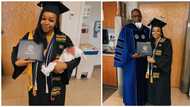 College student delivers baby just hours before graduation, receives certificate in hospital
