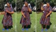 'Isibaya' star Deli Malinga shows off her amapiano dance moves in viral video, fans react: "Challenge closed"