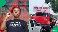 Disgruntled Afrikaners gather outside US Embassy in SA, want action taken against Julius Malema