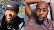 SK Khoza's chilled reaction to dating rumours after cute videos with Moshe Ndiki
