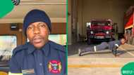 "They hired the right candidate": SA impressed by firefighter doing Russian pushups