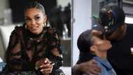 Mzansi argues Oskido was disrespectful for kissing Pearl Thusi hello during her National Date with Mr Smeg