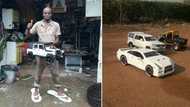 “I love your work”: Local man wows the people of Mzansi with epic model cars that he builds
