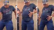 Man performs unbelievable tricks with his beer belly in TikTok video