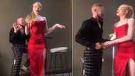 TikTok of fiancé picking his girl's Valentine's Day outfit goes viral, Mzansi labels them couple goals over cute video