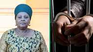 Nosiviwe Mapisa-Nqakula hands herself over at Lyttleton Police Station