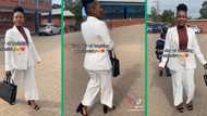 Woman records first day of teaching practicals, shares video of powerful arrival