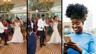 "Wonderful wedding vibes": Newlyweds set their reception ablaze with cool dance