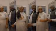 Lovely TikTok couple's Amapiano dance challenge had social media gushing over the duo's robot cute moves