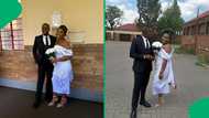 "What a beautiful wedding": Couple celebrates getting married at Home Affairs on an R10k budget