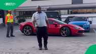 Man makes grand entrance in red Ferrari in TikTok video, SA speculates