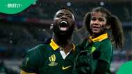 Siya Kolisi’s raw joy lights up Anfield after Liverpool’s 20th Premier League title win