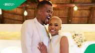 Inside comedian Mpho Popps and wife Latoyah Mei-Modikoane's traditional wedding