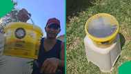 Man shows DIY bucket to get rid of flies in TikTok video amid Gauteng fly infestation, SA appreciates plug