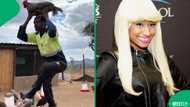 A hilarious video of a man in the village nailing the viral Nicki Minaj pose left netizens in stitches