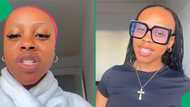 "Bald cap method is the reason why my hairline is still the same": SA reacts to lady's receding hairline