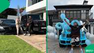 DJ Tira and Ghost Hlubi show off Mercs worth millions: Photos
