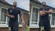 Man looks taller than house while dancing to amapiano, SA TikTok viewers ready with lit tall people jokes
