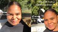University student scores lift from Debonairs delivery guy, SA in tears as she edits TikTok of ride with 'Velaphi' theme song