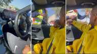 Video shows traffic cop advising young man in fancy whip to motivate and inspire his peers in the township