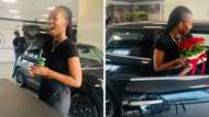 "Biggest surprise ever": Young woman loves new Mini Cooper gifted by parents