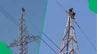 “I hope he’s okay”: Man found sitting on top of high-voltage transmission tower stuns onlookers