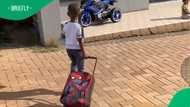 Mzansi can’t stop laughing at boy’s honest reaction to birthday surprise, in a video