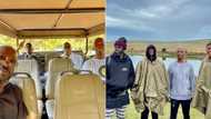 DJ Black Coffee spends some quality time with his family to unwind