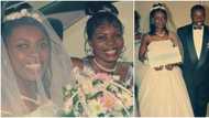 “Scenes from my parents' wedding”: Lady shares beautiful throwback photos of mom and dad; peeps react