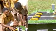 Innovative students generate power for traffic lights and streetlights using speed ramps