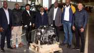 Isuzu SA donates diesel engine to UJ students at the School Mechanical and Industrial Engineering