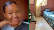Proud Mzansi woman showcases beautiful 1-room apartment on social media