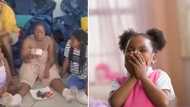 “Are you full?”: Woman rolling pap into big balls and throwing them into the air before eating has SA howling