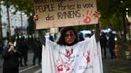 Police clash with Iran protesters in London and Paris