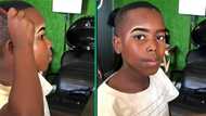 Little Cape Town boy stuns Mzansi with his makeup skills in a TikTok video