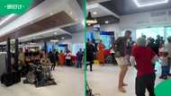 "I love my people": Barefoot customer vibes with Spar staff to live drummer in store