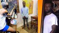 Gifted and determined: Meet Sena Tues the modern painter making money from his masterpieces