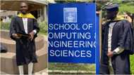 Praise be to God, BSc in computer science bagged - man celebrates as he earns degree