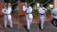 "Ubab Lee": Man shares his hilarious karate moves, leaves Mzansi in stitches