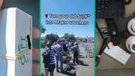 TikTok video shows Mzansi lining up to trade old electrics for Macro vouchers