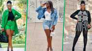 Shawn Mkhize shares 3 Instagram pictures in her icy cool vacation snow gear