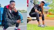 King Monada shares before and after pics of himself, Mzansi inspired